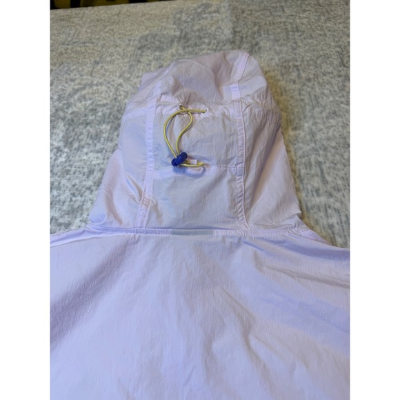 Jordan Women's Lightweight Cropped Hooded Windbreaker Jacket barely Grape Size S - Picture 8 of 8